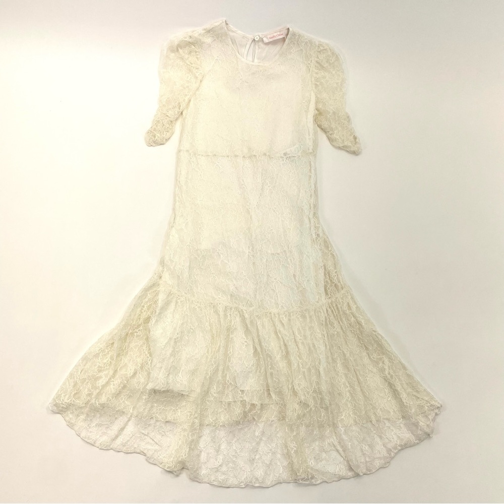 NWT See by Chloé Lace Dress 34 Cream - Picture 7 of 13